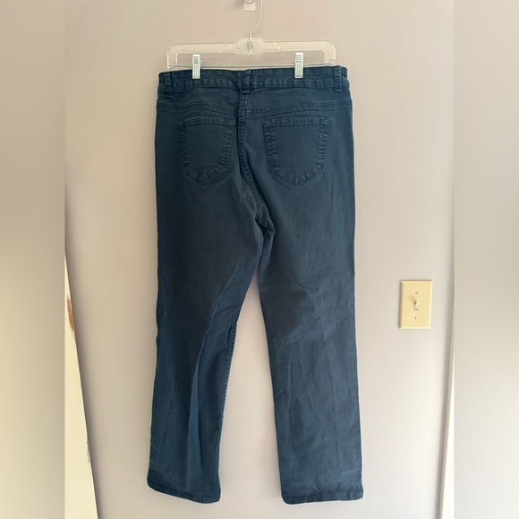 Bandolino Womens Jeans SZ 12 Blue Denim Samantha Style Midrise Straight Pocket - Picture 6 of 10